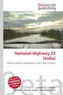 "National Highway 23 (India)", Betascript Publishing; Bild einer Landstraße mit bewölktem Himmel im Hintergrund.