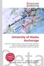 "University of Alaska Anchorage" in roter Schrift, darüber Landkarte mit "Anchorage". Unten Hinweis auf Wikipedia-Inhalte.