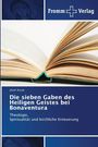 „Die sieben Gaben des Heiligen Geistes bei Bonaventura“ von Józef Aszyk. Ein offenes Buch und Logo des Fromm Verlags.