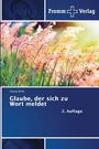 Georg Zenk: Glaube, der sich zu Wort meldet, Buch