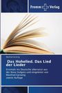Ein Buch mit dem Titel „Das Hohelied. Das Lied der Lieder“, übersetzt von Manfred Gerwing, zweite Auflage. Offenes Buch abgebildet.