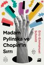 „Madam Pylinska ve Chopin’in Sırrı“, Eric-Emmanuel Schmitt. Eine schwarz-weiße Hand mit bunten, gezeichneten Formen.