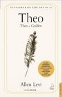 Titel: "Theo Theo of Golden". Autor: Allen Levi. Illustration: Feder. Text auf einer goldenen Plakette: "Bestseller".
