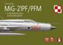 "Artur Juszczak, MiG-21PF/PFM, in the Polish Air Force." Ein Flugzeugprofil auf olivgrünem Hintergrund mit weiß-rotem Logo.