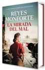 "La gran novela sobre Leni Riefenstahl. Reyes Monforte. La Mirada del Mal." Frau mit Kamera vor Brandenburger Tor.