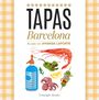 Text: "TAPAS Barcelona Rezepte von Amanda Laporte". Illustration: Garnele, Appetithappen, Tintenfisch, Flasche, Zitrone.