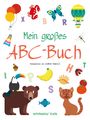 Text: "Mein großes ABC-Buch", "Illustrationen von AGNESE BARUZZI", "whitestar kids".  
Illustration: Buchstaben, Tiere, Objekte.