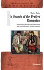 "CEU Press Studies in the History of Medicine", "In Search of the Perfect Romanian." Illustration von zwei Personen in traditioneller Kleidung.