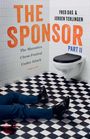 Texte: "THE SPONSOR PART II", "The Marostica Chess Festival Under Attack", "THRILLER". Ein Mann liegt am Boden einer Toiletten-Kabine.