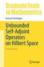 „Graduate Texts in Mathematics. Konrad Schmüdgen. Unbounded Self-Adjoint Operators on Hilbert Space. Second Edition.“ Unten rechts ist ein Springer-Logo. Das Cover ist gelb mit dunklem Text.