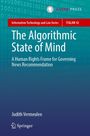 "The Algorithmic State of Mind" in Weiß auf blauem Hintergrund. Autor: Judith Vermeulen. Springer-Logo unten.