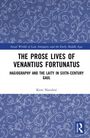 "The Prose Lives of Venantius Fortunatus; Hagiography and the Laity in Sixth-Century Gaul; Kent Navalesi." Florales Muster, blau.