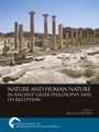 "Nature and Human Nature in Ancient Greek Philosophy and Its Reception." Ruinen antiker griechischer Säulen, blauer Himmel.