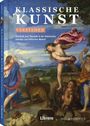 „Klassische Kunst Verstehen“, Symbolik in klassischer Malerei. Illustration einer mythologischen Szene mit Figuren und Tieren.
