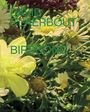 Text: DAVID CLAERBOUT BIRDSONG. Hintergrund: Nahaufnahme von blühenden gelben und weißen Blumen.