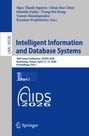 Titel: "Intelligent Information and Database Systems", Konferenz: ACIIDS 2026, Taiwan, Herausgebernamen oben. Springer-Logo unten.