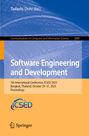 Text: "Software Engineering and Development", "7th International Conference, ICSED 2025". Farben: Blau, Orange. Logos: ICSED, Springer.
