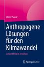 Text: "Olivier Serrat. Anthropogene Lösungen für den Klimawandel. Umweltfrieden erreichen." 
Springer Gabler Logo unten.
