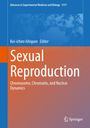 "Sexual Reproduction" Buchcover, orange und blau, Autor: Kei-ichiro Ishiguro, Thema: Chromosome und Chromatin.