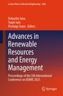 Advances in Renewable Resources and Energy Management, Buch