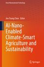 "AI-Nano-Enabled Climate-Smart Agriculture and Sustainability" von Jen-Tsung Chen, Hexagon-Muster, Springer-Logo.
