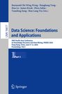"Data Science: Foundations and Applications" steht groß in Blau. Oben stehen Namen wie Raymond Chi-Wing Wong. Unten das Springer-Logo.