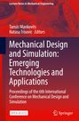 Buchtitel: Mechanical Design and Simulation. Zahnräder und technische Zeichnungen im Hintergrund.