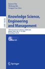 „Knowledge Science, Engineering and Management“, Konferenz KSEM 2026, Peking, 17.–19. Juli, Teil VI, Springer-Logo.