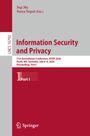 "Information Security and Privacy," 31st Australasian Conference, ACISP 2026, Perth, Australia, Jul 6–9, Part I.