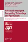 Advanced Intelligent Computing Technology and Applications, Buch