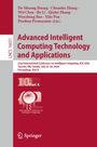 Titel: "Advanced Intelligent Computing Technology and Applications". Autoren und Herausgeber auf rotem Hintergrund, Springer-Logo.
