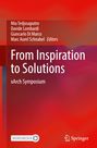 "From Inspiration to Solutions, xArch Symposium. Oben Namen der Herausgeber. Hintergrund in Rot- und Orangetönen."