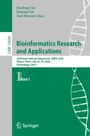 "Bioinformatics Research and Applications", 22nd ISBRA 2026, Macao. Grün-graue Buch-Covergestaltung mit DNA-Helix.