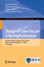 "Design of Cyber-Secure Critical Infrastructure", Event 2026, Springer. Blaues technologisches Motiv, Springer Logo.