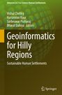 Titel: "Geoinformatics for Hilly Regions". Grüner Hintergrund mit geometrischem Muster. Logo von Springer.