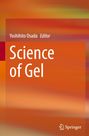 "Science of Gel" von Yoshihito Osada, Editor. Hintergrund in warmen Orangetönen, Springer-Logo unten rechts.