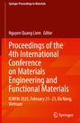 Buchtitel: Konferenz über Materialtechnik 2025 in Vietnam. Roter Hintergrund, Springer-Logo unten rechts.