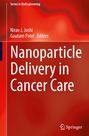 „Nanoparticle Delivery in Cancer Care“ steht groß auf einem rot-orangen Hintergrund. „Nirav J. Joshi, Gautam Patel, Editors“.