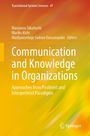 : Communication and Knowledge in Organizations, Buch