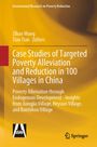 "Case Studies of Targeted Poverty Alleviation and Reduction in 100 Villages in China" steht auf einem gelben Hintergrund.