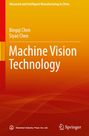 Text: "Machine Vision Technology", Autoren: Bingqi Chen, Siyao Chen. Hintergrund: Gelb-rot, mit abstrakten Linien.