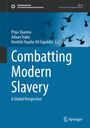 „Combatting Modern Slavery: A Global Perspective“. Oben fliegende Vögel. Logo von Springer am unteren Rand.