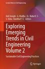 „Exploring Emerging Trends in Civil Engineering Volume 2“ von Anil Joseph und anderen. Springer-Logo unten.