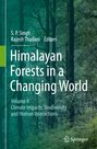S. P. Singh, Rajesh Thadani, Editors. "Himalayan Forests in a Changing World", Volume II. Dichte Waldszene, Springer-Logo.