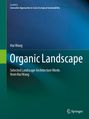 Der Text lautet: "EcoWISE. Innovative Approaches to Socio-Ecological Sustainability. Hui Wang. Organic Landscape. Selected Landscape Architecture Works from Hui Wang. Springer." Es gibt einen blau-grünen Hintergrund.