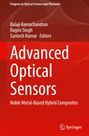 Titel: Advanced Optical Sensors. Untertitel: Noble Metal-Based Hybrid Composites. Roter Hintergrund mit Linienmuster.