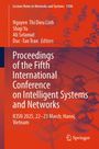 Vor einem orangefarbenen Hintergrund steht groß: "Proceedings of the Fifth International Conference on Intelligent Systems and Networks". Unten steht: "ICISN 2025, 22–23 March; Hanoi, Vietnam". Links oben sind Namen von Editoren gelistet.