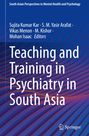 "Teaching and Training in Psychiatry in South Asia" von Sujita Kumar Kar und anderen. Hintergrund: Blau-lila Wellen.