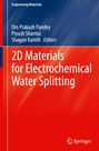 "2D Materials for Electrochemical Water Splitting", Om Prakash Pandey und weitere, blauer und roter Hintergrund.