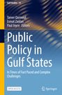 „Public Policy in Gulf States“, Autoren: Tamer Qarmout, Esmat Zaidan, Paul Joyce. Blaues Hintergrundmuster, Springer-Logo.